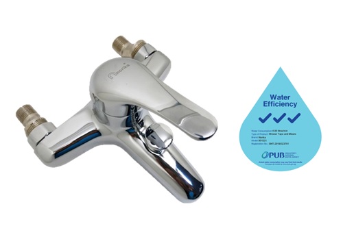 Wall Mounted Single Lever Long Bath Mixer